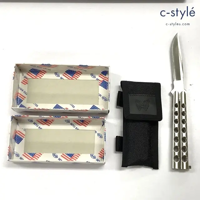 BENCHMADE ベンチメイド バリソン バタフライナイフ スケルトンインターナショナル 収納ケース付