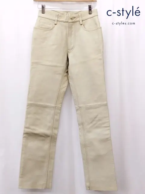 Indian Motocycle インディアンモトサイクル レザーパンツ 28 イエロー系