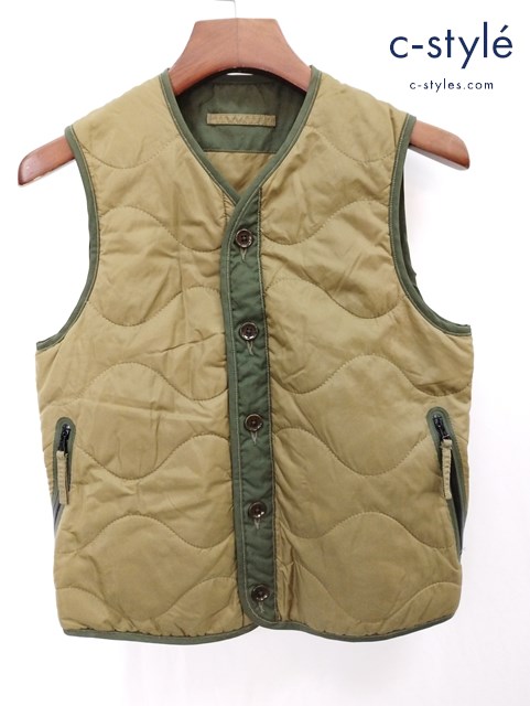 45R フォーティーファイブアール ベスト ナイロンライナー908VEST 2 カーキ系 4011045 日本製