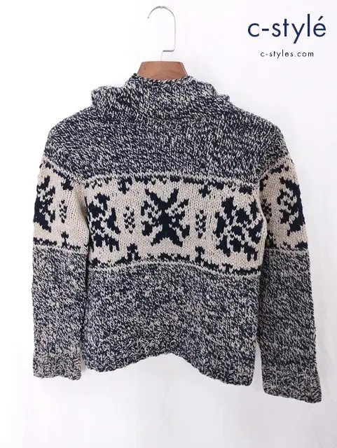 45R& フォーティーファイブアールアンド ニットセーター フード付き 1 マルチカラー Wool100％