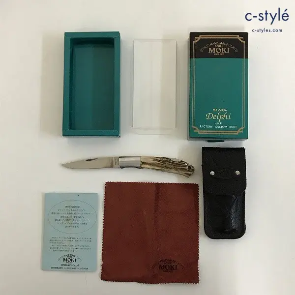 MOKI モキ フォールディングナイフ ATS34 ケース付き 折りたたみナイフ アウトドア キャンプ