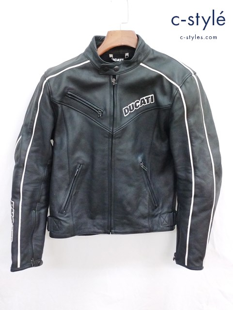 DUCATI by Dainese ドゥカティ バイ ダイネーゼ レザージャケット 46 モーターサイクル ブラック