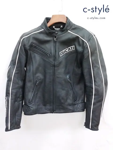 DUCATI by Dainese ドゥカティ バイ ダイネーゼ レザージャケット 46 モーターサイクル ブラック