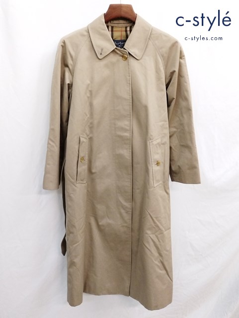 BURBERRYS バーバリーズ ステンカラーコート 8 ベージュ ノバチェック レディース