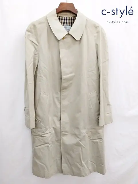 AQUASCUTUM アクアスキュータム ステンカラーコート AQUA5 ベージュ 38
