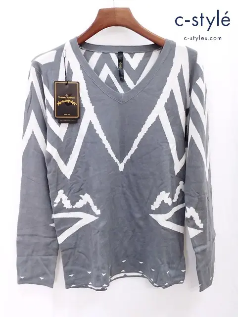 Vivienne Westwood ヴィヴィアンウェストウッド セーター XL グレー 25AJ098