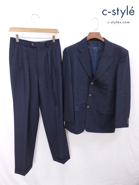 Paul Smith ポールスミス スーツ ジャケット パンツ M ネイビー 毛100% 上下セット