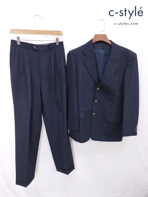Paul Smith ポールスミス スーツ ジャケット パンツ M ネイビー 毛100% 上下セット