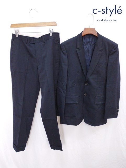 Paul Smith ポールスミス スーツ ジャケット パンツ M ブラック ウール100% 上下セット