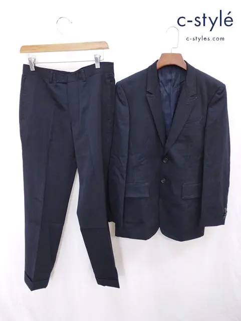 Paul Smith ポールスミス スーツ ジャケット パンツ M ブラック ウール100% 上下セット