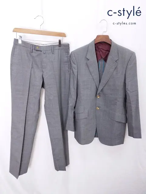 Paul Smith ポールスミス スーツ ジャケット パンツ M グレー ウール100% 上下セット