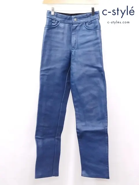 VANSON バンソン レザーパンツ 29 ブルー