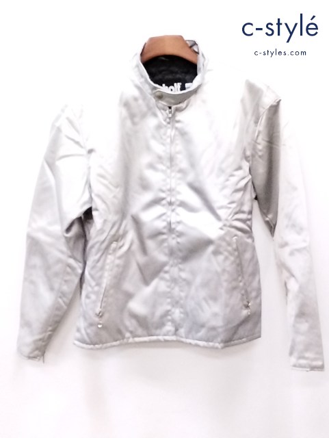 Schott ショット シングルライダースジャケット L シルバー系