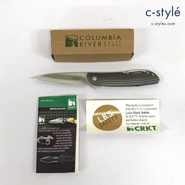 CRKT コロンビアリバーナイフアンドツール 折りたたみナイフ SWINDLE KENONION DESIGN K241XXP