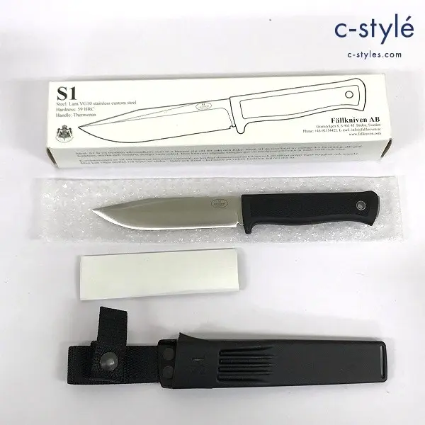 FALLKNIVEN ファルクニーベン シースナイフ S1Lam.VG-10 全長:約25cm 刃渡:約12.5cm