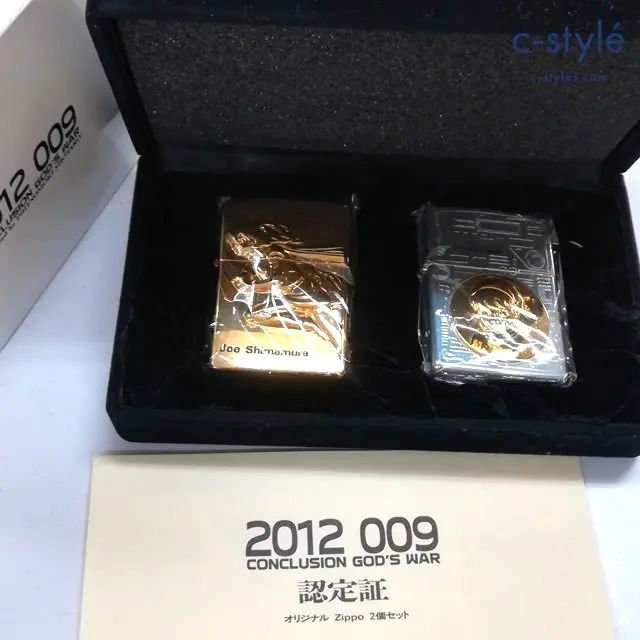 ZIPPO ジッポー オイルライター 2012 009 CONCLISION GOD’S WAR 2個セット 009 金メッキ 003 銀メッキ