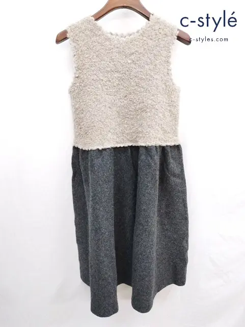 45R フォーティーファイブアール ノースリーブワンピース ニット 0 7125008 日本製 レディース