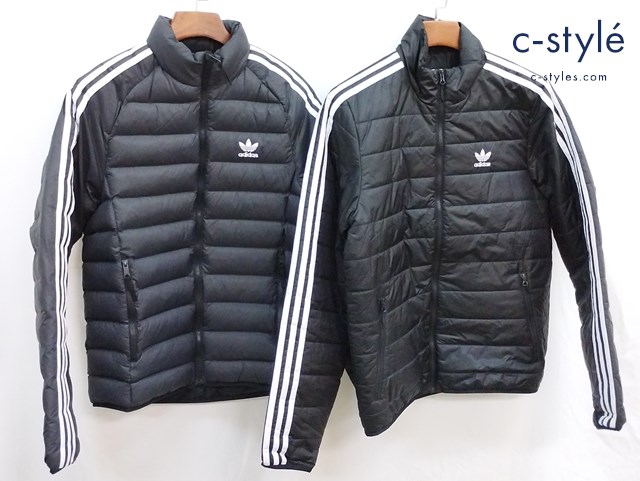 adidas アディダス ジャケット M ブラック HL9212 IL2526 ジップアップ 計2点