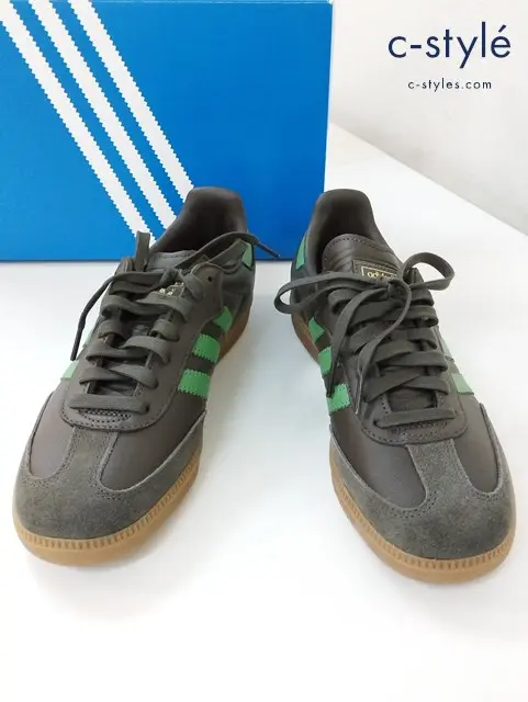 adidas アディダス スニーカー 26.5cm ブラウン×グリーン SAMBA BA IG6175