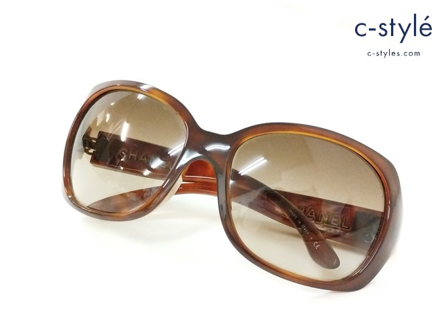 CHANEL シャネル サングラス 61□35 ブラウン 60351128/3B 130 2N イタリア製