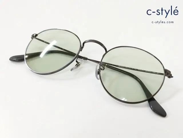 Ray-Ban レイバン サングラス 52□21 グレー RB 3447 ROUND METAL イタリア製