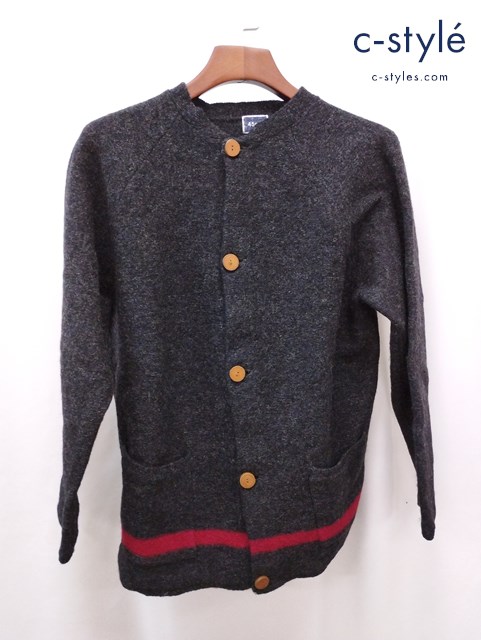 45RPM フォーティーファイブアールピーエム ウールニットカーディガン 2 ブラック 毛100％ Wool100％