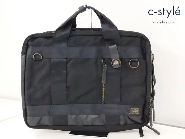 吉田カバン PORTER ポーター HEAT 3way ビジネス リュック ブリーフケース ブラック