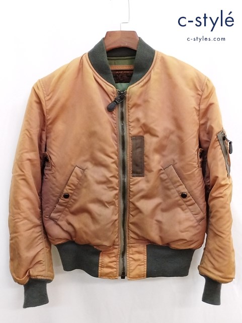 THE REAL McCOY’S MA-1 S オレンジ ALBERT TURNER製 MIL-J-8279