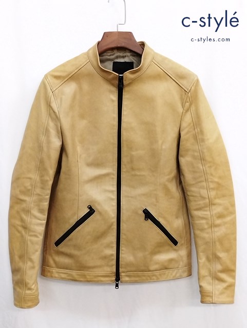 ripvanwinkle リップヴァンウインクル ホースレザーモーターサイクルジャケット 4 キャメル R15SS-014