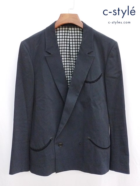 NUMBER (N)INE ナンバーナイン ダブルテーラードジャケット 3 ブラック