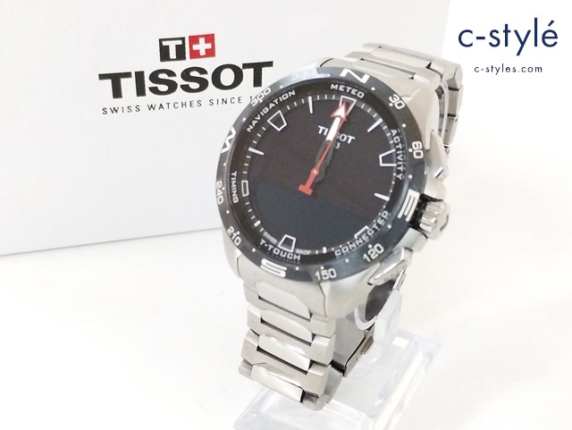 TISSOT ティソ 腕時計 シルバー T-TOUCH CONNECT SOLAR ソーラー