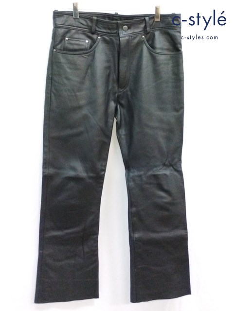 NANKAI ナンカイ レザーパンツ LL ブラック 牛革 バイク用品 バイクウェア