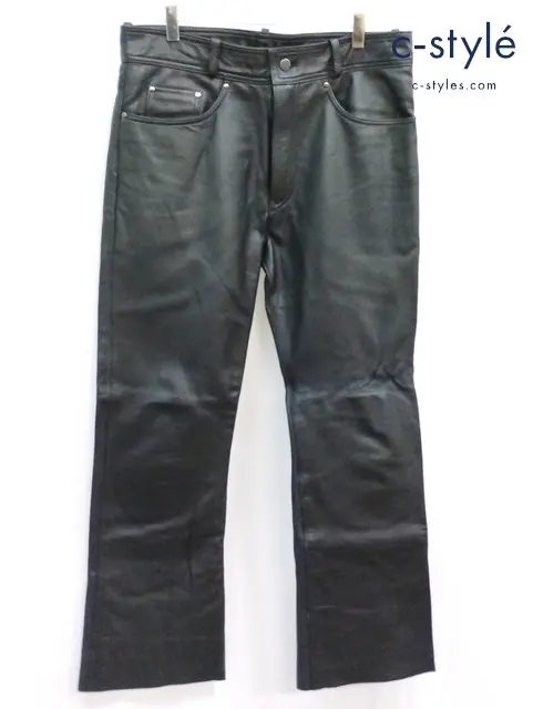 NANKAI ナンカイ レザーパンツ LL ブラック 牛革 バイク用品 バイクウェア