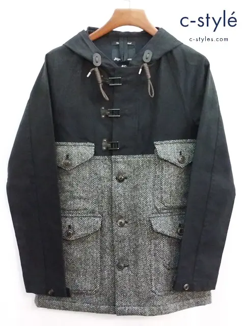 Nigel Cabourn×Harris Tweed CAMERAMAN JACKET 46 ブラック系 8041130095