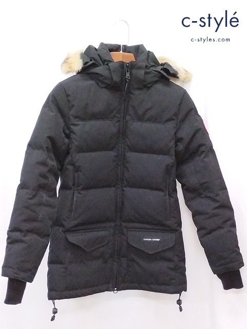 CANADA GOOSE カナダグース ダウンジャケット 2XS ブラック SOLARIS 3034L レディース