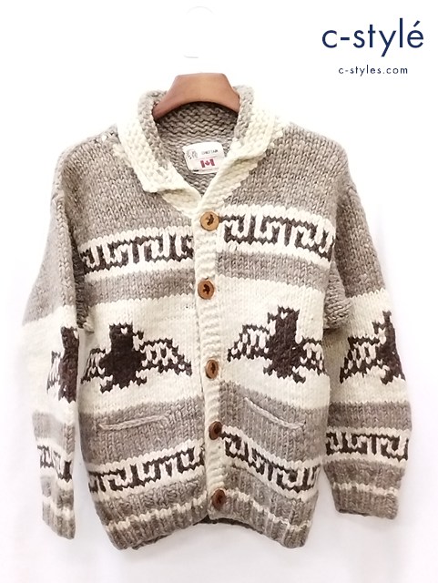 CANADIAN SWEATER COMPANY カナディアンセーターカンパニー カウチンニットカーディガン マルチカラー