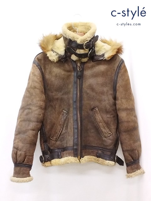 Schott ショット レザーフライトジャケット 38 ブラウン系 TYPE B-3