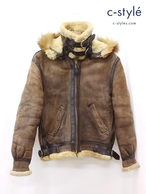 Schott ショット レザーフライトジャケット 38 ブラウン系 TYPE B-3