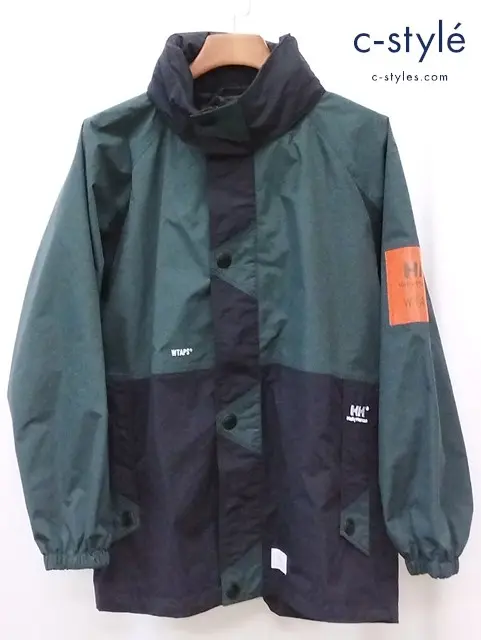 WTAPS × HELLY HANSEN ダブルタップス × ヘリーハンセン ジャケット X03 グリーン系×ブラック BOW JACKET