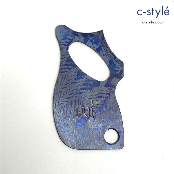 Warren Thomas ウォーレントーマス チタンカードナイフ ULU２ ミント 全長:約8.5cm 刃渡:約5cm