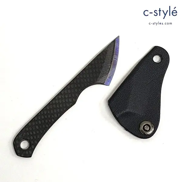 Warren Thomas ウォーレントーマス Kiridashi Slim 切出スリム チタンカーボン 鞘付き 全長:約21.5cm 刃渡:約4cm