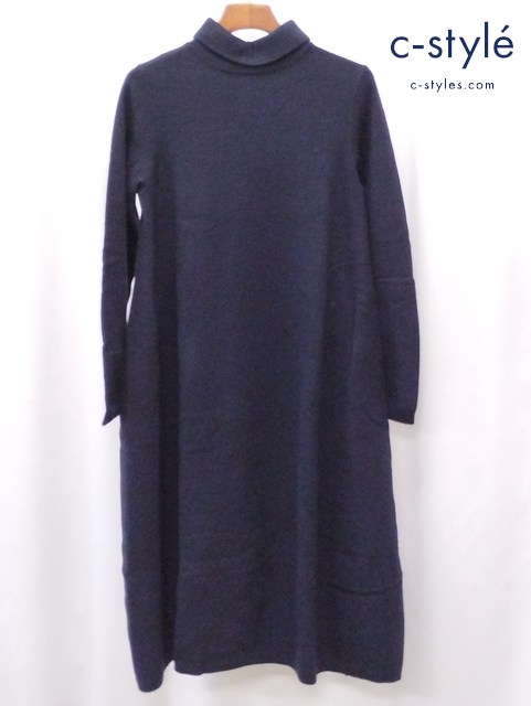 45R フォーティーファイブアール ワンピース 2 ネイビー 5105026 ウール100％ 日本製 レディース