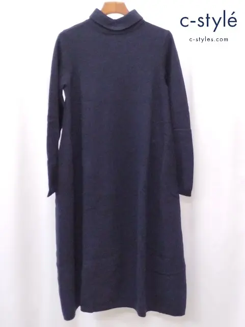 45R フォーティーファイブアール ワンピース 2 ネイビー 5105026 ウール100％ 日本製 レディース