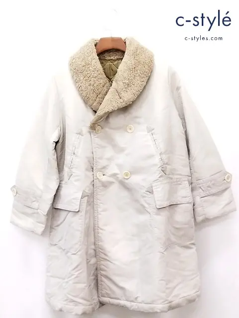 45R フォーティーファイブアール ナイロン×ボアのコート 3 ホワイト系 5092010 レディース