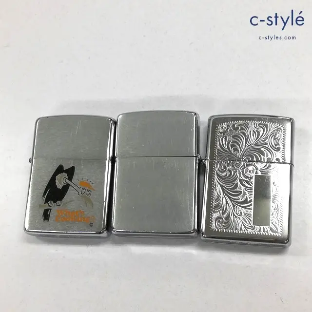 ZIPPO ジッポー オイルライター What’s Cooking? アラベスク シルバー 1989年 1990年 2001年 計3点