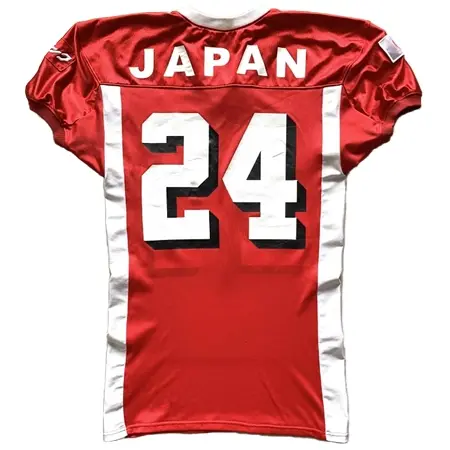 Japan National Team(日本代表) アメリカンフットボール ユニフォーム 選手使用ジャージ リーボック　