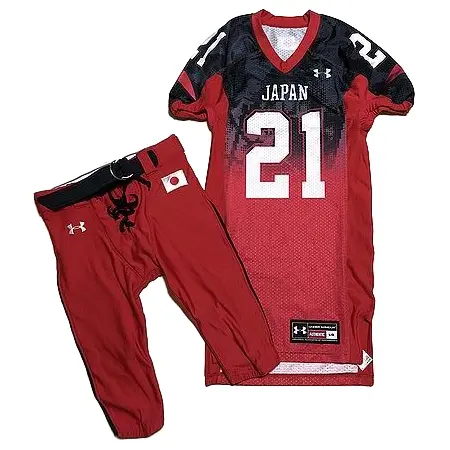 Japan National Team(日本代表) アメリカンフットボール ユニフォーム 第3回FISUアメリカンフットボール大学世界選手権実使用