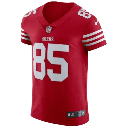 NFL(NFL) アメリカンフットボール ユニフォーム ジョージ・キトル 49ers ユニフォーム ヴェイパー エリート Jersey ナイキ スカーレット 23nplf