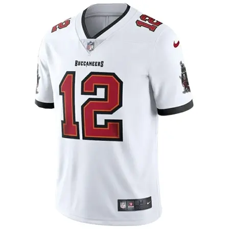 NFL(NFL) アメリカンフットボール ユニフォーム トム・ブレイディ バッカニアーズ ユニフォーム ベイパーリミテッド Jersey ナイキ ホワイト