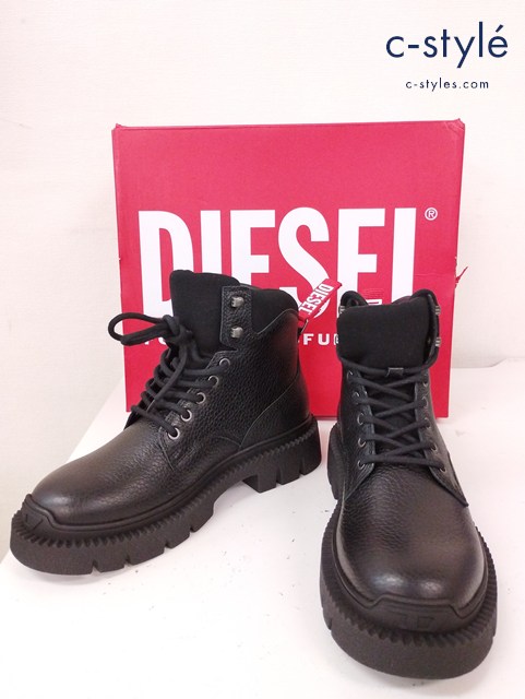 DIESEL ディーゼル ブーツ 26.5cm ブラック D-TROIT Y03243